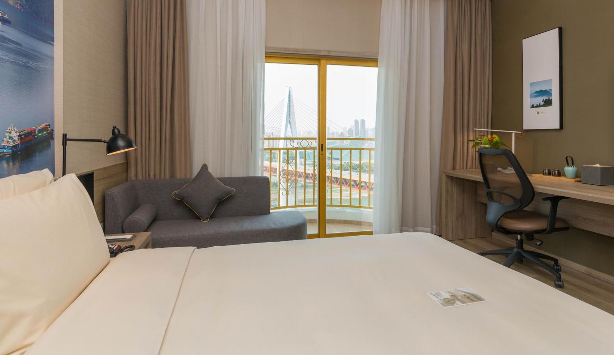 Atour Hotel Chongqing Hongyadong Riverview Bagian luar foto